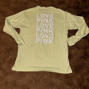 PINK Victoria's Secret Yellow Relaxed Sweatshirt